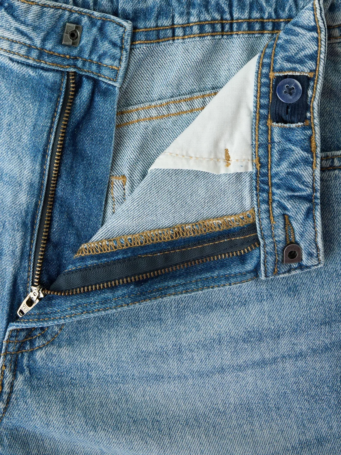 Шорты джинсовые, Medium Blue Denim, TWO SOON — фото 4