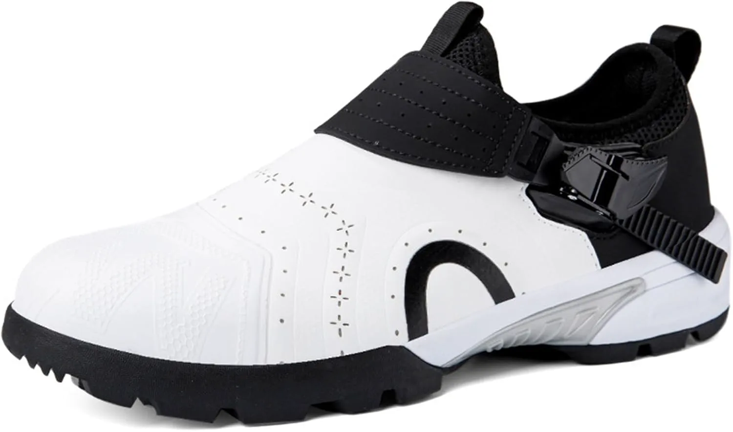 

Водонепроницаемые гольф-туфли DHAEY для мужчин и женщин, легкие кроссовки для гольфа без шипов, женская обувь для гольфа, для прогулок на улице и фитнеса (Цвет: бело-красный, Размер: 5,5 женский / 4 мужской), белый