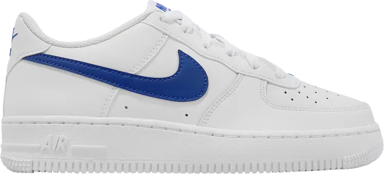 

Кроссовки Air Force 1 GS 'White Hyper Royal', белый, Синий, Кроссовки Air Force 1 GS 'White Hyper Royal', белый