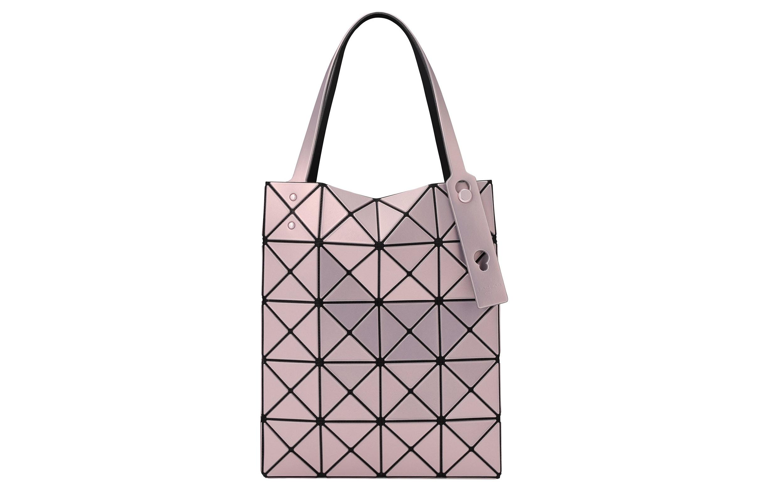 

ISSEY MIYAKE Сумка-шоппер Lucent Boxy из поливинилхлоридной смолы, сумка-шоппер через плечо, женская, розовая
