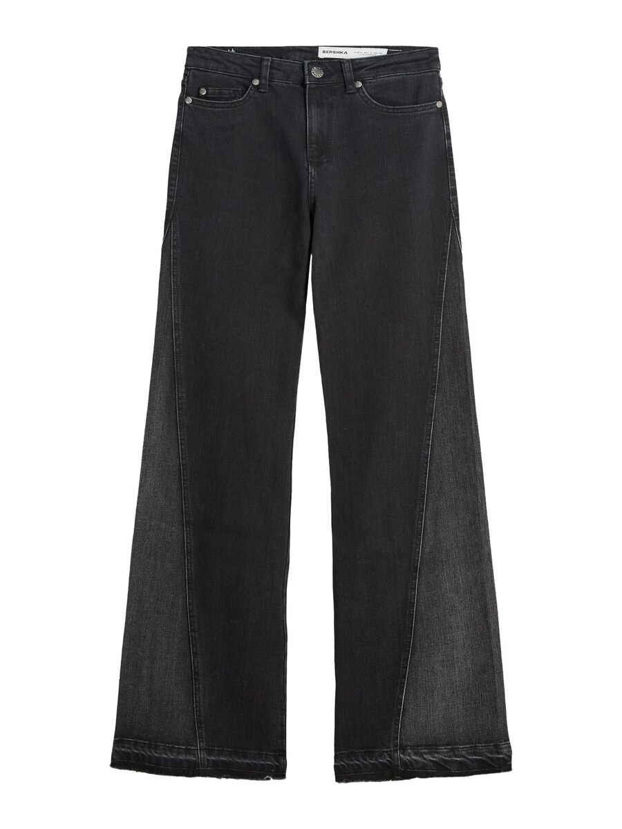 

Расклешенные джинсы Bershka, Black denim