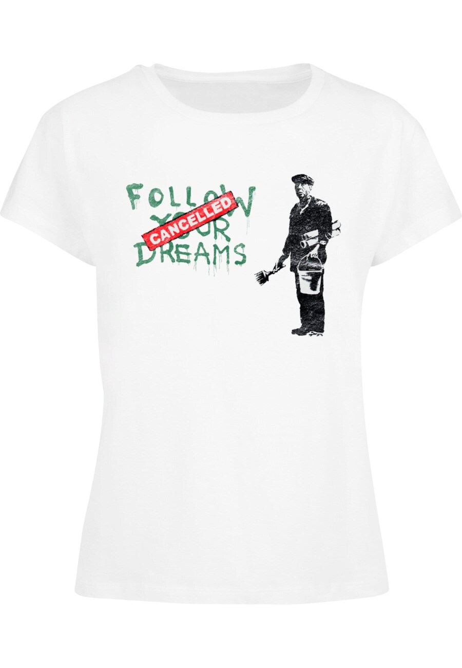 

Рубашка Merchcode Brandalised - Follow Your Dreams, белый