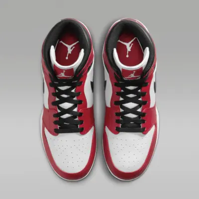Бутсы Jordan 1 Mid TD, цвет White/Varsity Red/Black — фото 4