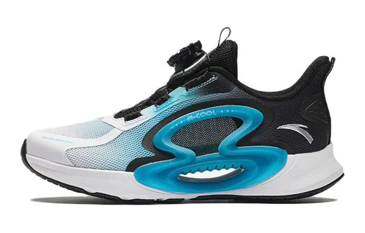 Детские кроссовки для бега Month 2.0 Unisex Antakids, Anta White/Lake Blue/Black