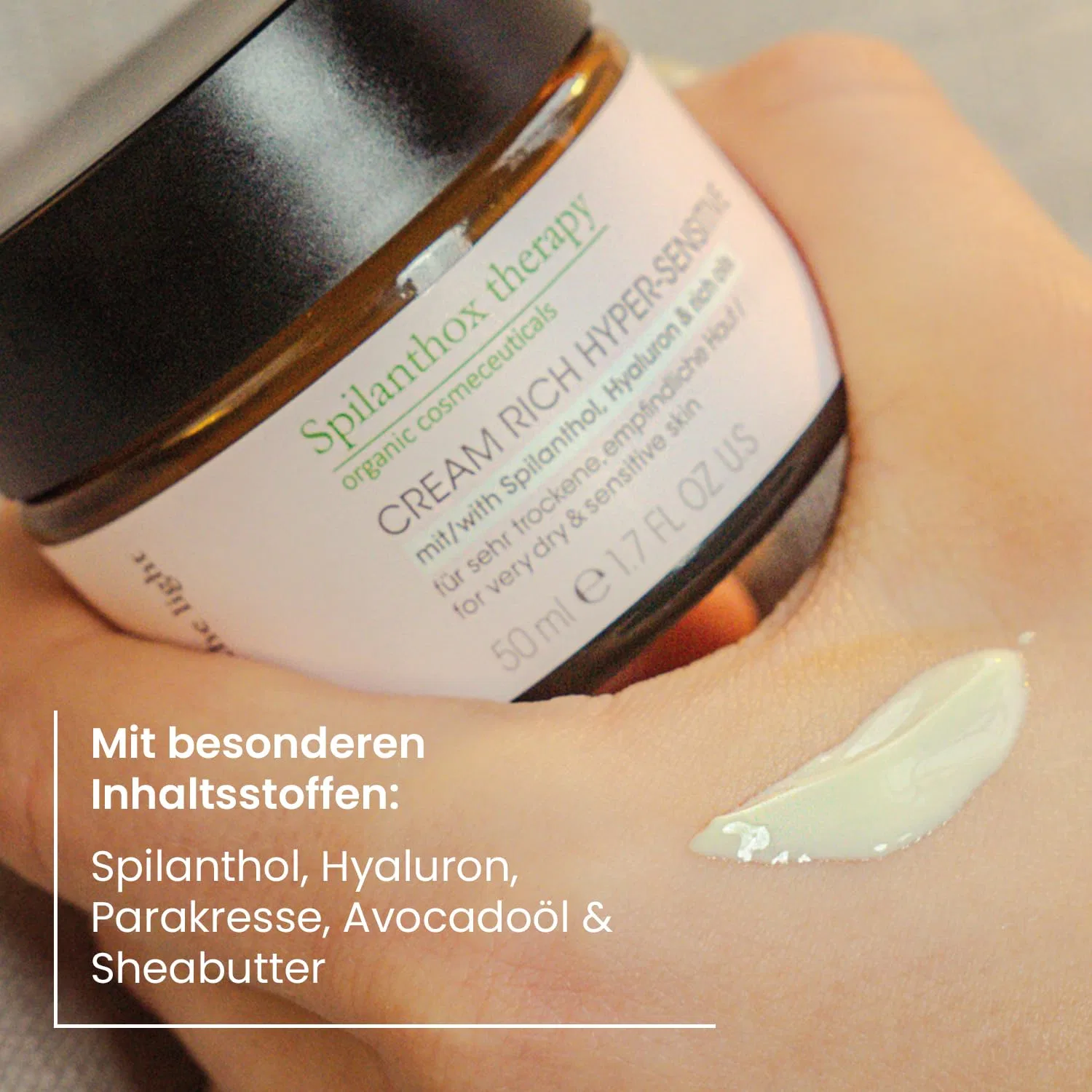 Крем для лица «Cream Rich Hyper-Sensitive» от Spilanthox therapy Spilanthox Therapy — фото 3