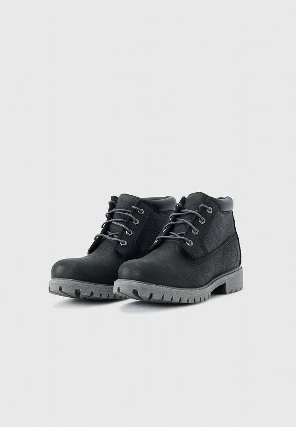 Премиальные ботильоны средней высоты на шнуровке Timberland, Black — фото 2