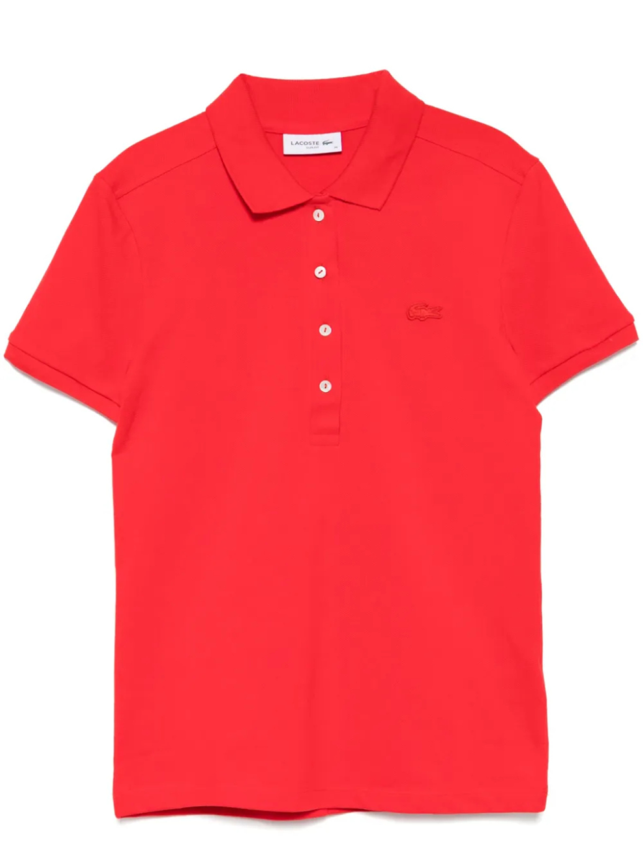 

Рубашка поло с нашивкой-логотипом Lacoste, красный
