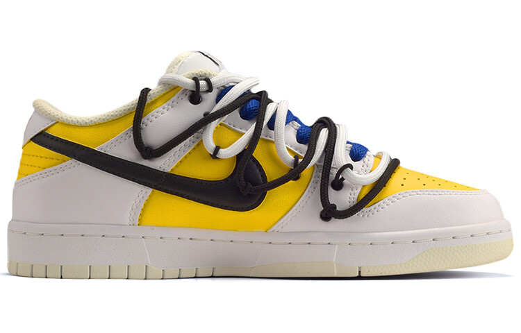 

Кроссовки Nike Dunk Skateboard Shoes Men Low-Top White Yellow