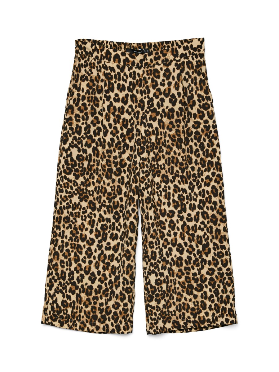 

Широкие брюки со складками спереди VERO MODA VMCoco, цвет Brown/Light brown