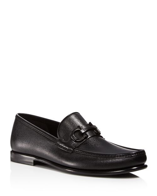 

Мужские лоферы Crown Moc Toe – стандартный размер Ferragamo, цвет Black