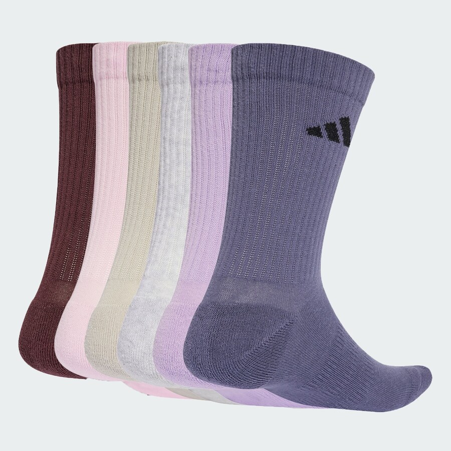 Спортивные носки ADIDAS PERFORMANCE, цвет Beige/mottled grey/Dark purple/Rose/Wine red — фото 2
