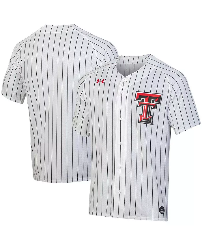 

Мужская бейсбольная майка Texas Tech Raiders с V-образным вырезом Under Armour, белый