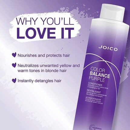 Кондиционер Color Balance Purple, 1000 мл, Joico — фото 2