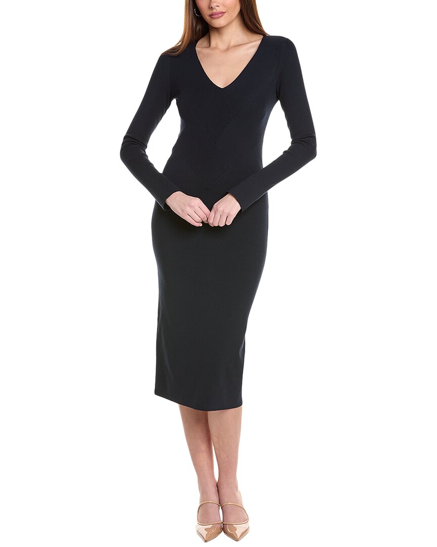 

Платье миди Hugo Boss Florency, синий