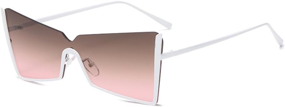 

Женские солнцезащитные очки LVTFCO в цельной полуободковой оправе, металлическая оправа «кошачий глаз», модные очки для подиума, декоративные очки с защитой от УФ-излучения UV400, 4