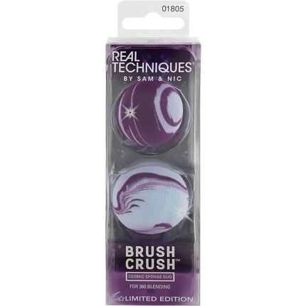 

Кисть Crush Volume 2 Cosmic Makeup Sponge Duo, Real Techniques