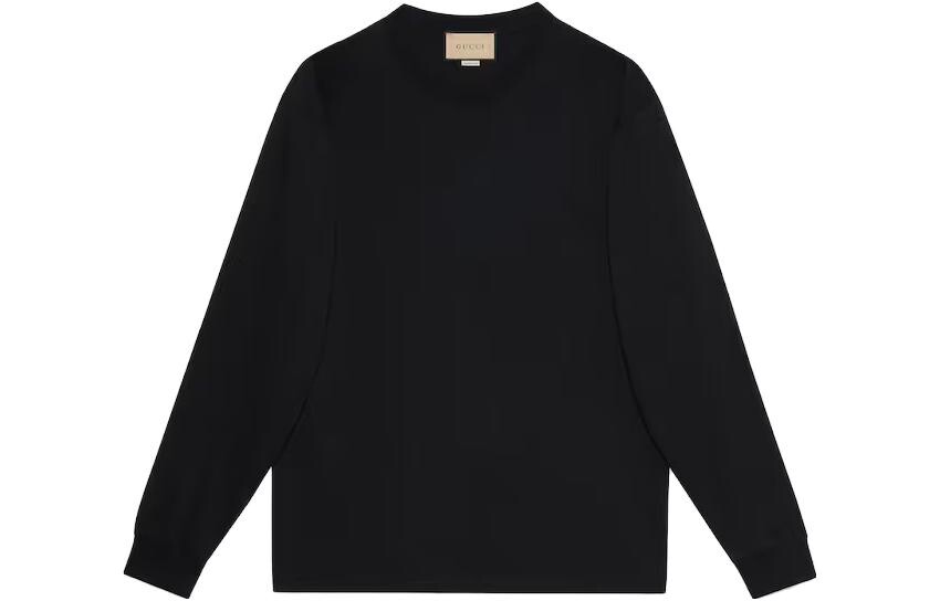 

Футболка Gucci Men с длинными рукавами, черный