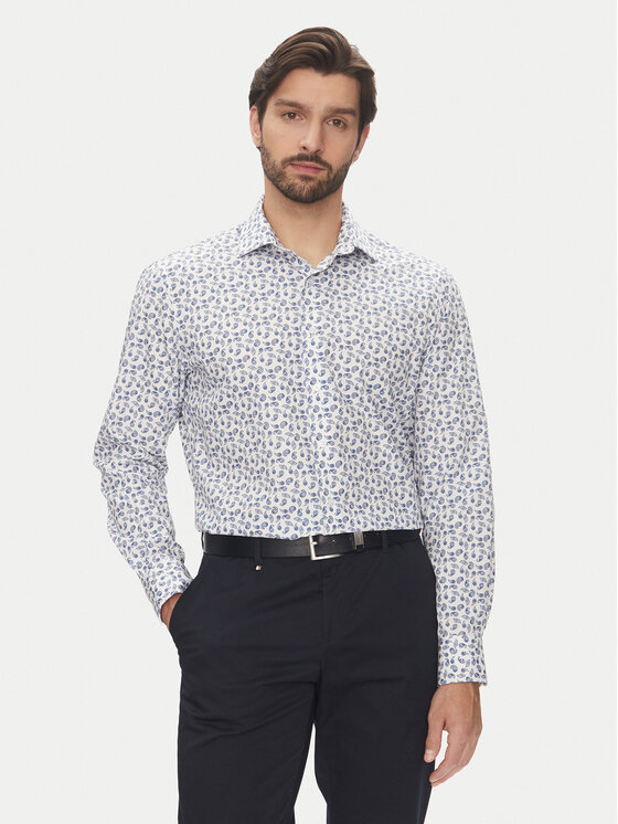 

Рубашка современного кроя C6 11004.0409 Pierre Cardin, синий