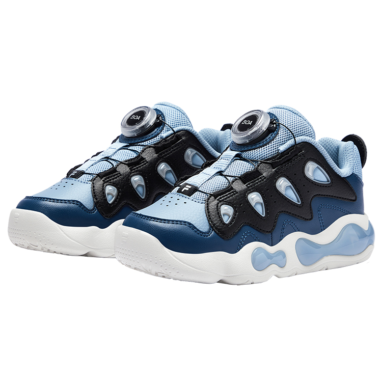 Детские баскетбольные кроссовки FILA KIDS, черный/синий — фото 3