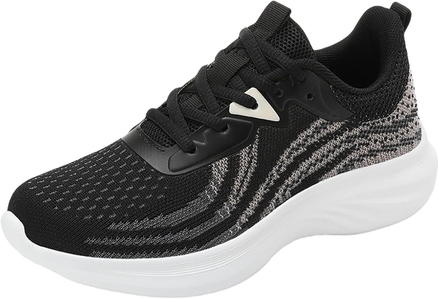 

Мужские кроссовки для бега- дышащие, легкие, удобные для спортзала и тенниса, дорожные кроссовки для тренировок и ходьбы, нескользящие спортивные кеды Generic, черный