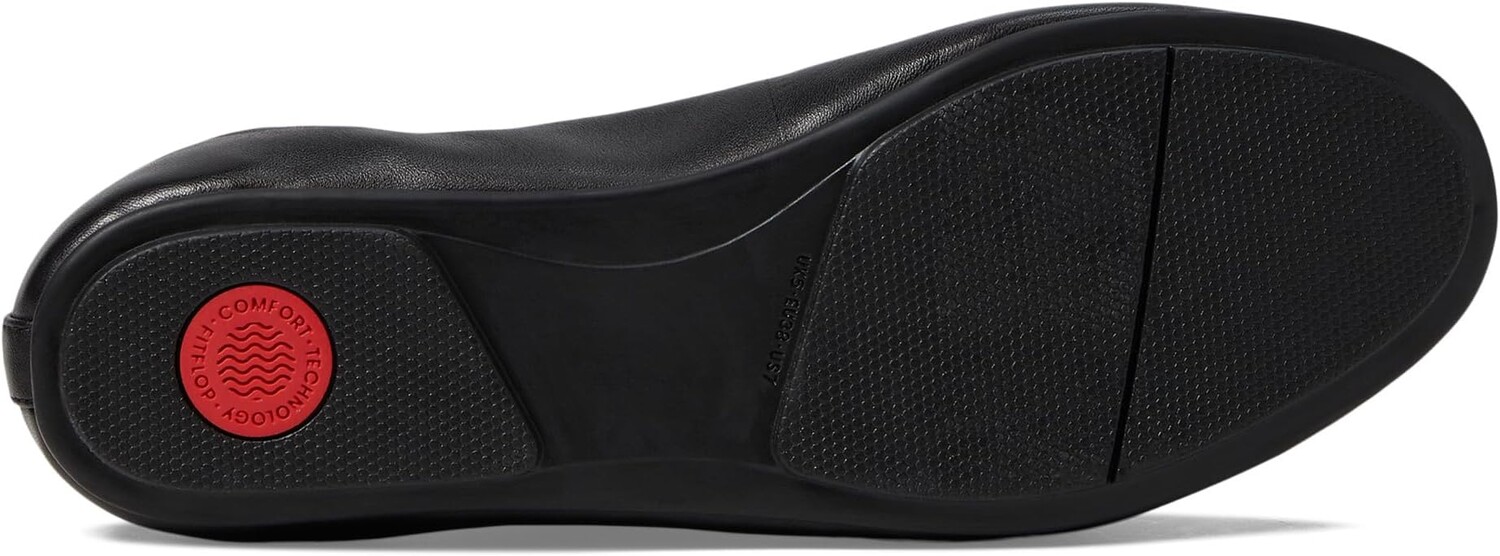 Туфли на плоской подошве FitFlop Allegro Ballerina Flat, черный — фото 3