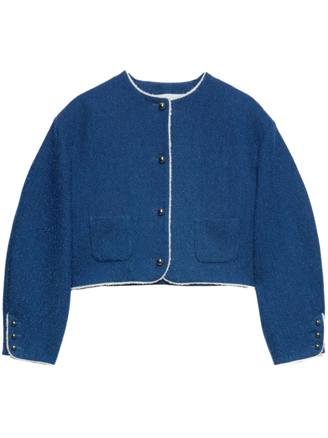 

Куртка MSGM с контрастной отделкой, синий