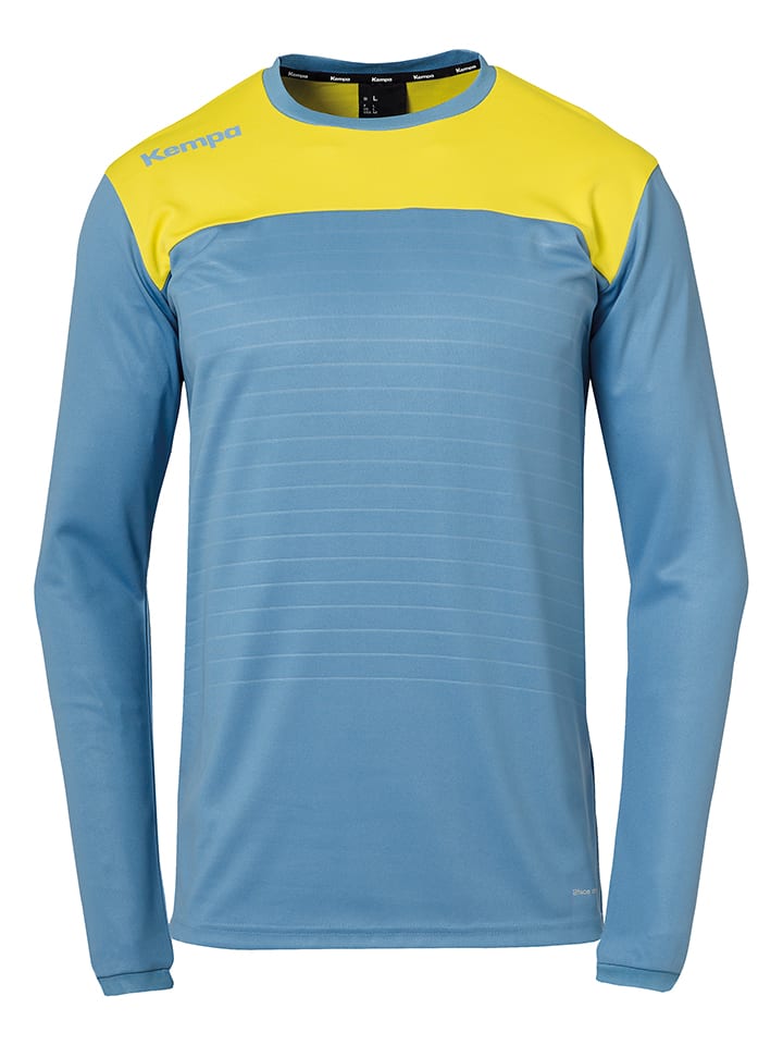 

Kempa Лонгслив с длинными рукавами "Emotion 2.0" светло-голубого/желтого цвета