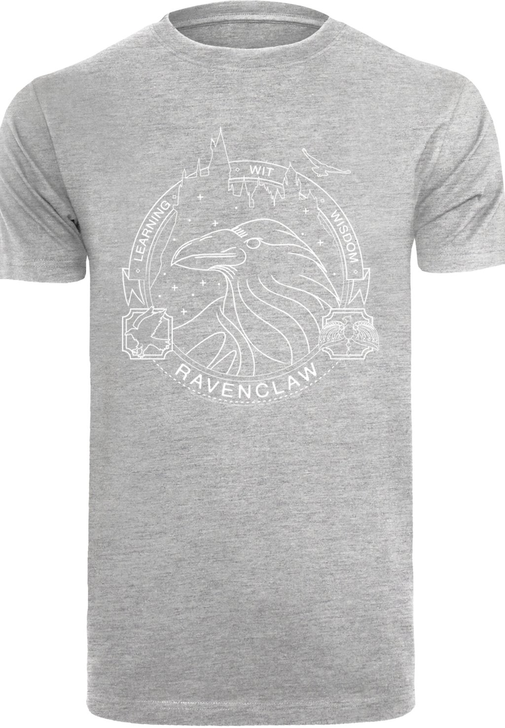 

Футболка с принтом HARRY POTTER RAVENCLAW SEAL F4NT4STIC, серый