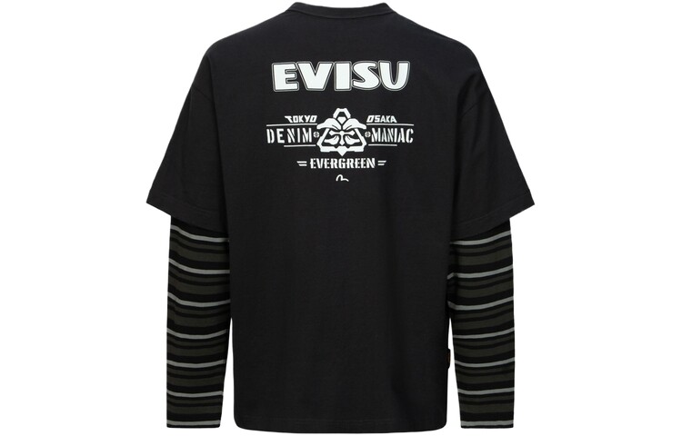 

Футболка мужская черная Evisu, черный