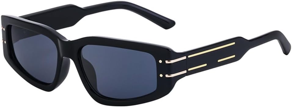 

Маленькие прямоугольные солнцезащитные очки для женщин, роскошные классические солнцезащитные очки для мужчин, модные винтажные очки, защита от УФ-излучения UV400 LVTFCO, 1