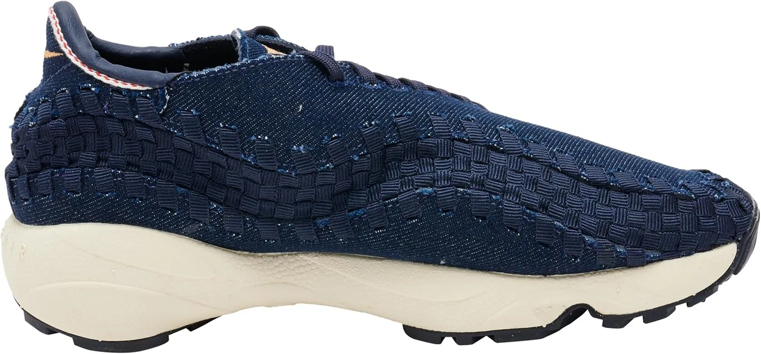 Мужские кроссовки Nike Air Footscape Woven, Denim Wheat Gold Obsidian Coconut Milk — фото 4