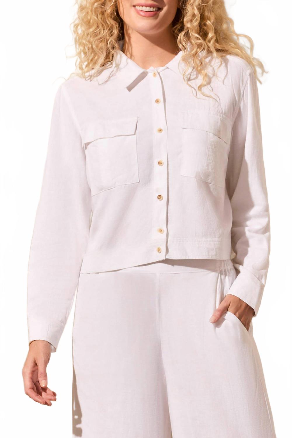 

TRIBAL Куртка с нагрудными карманами, белая