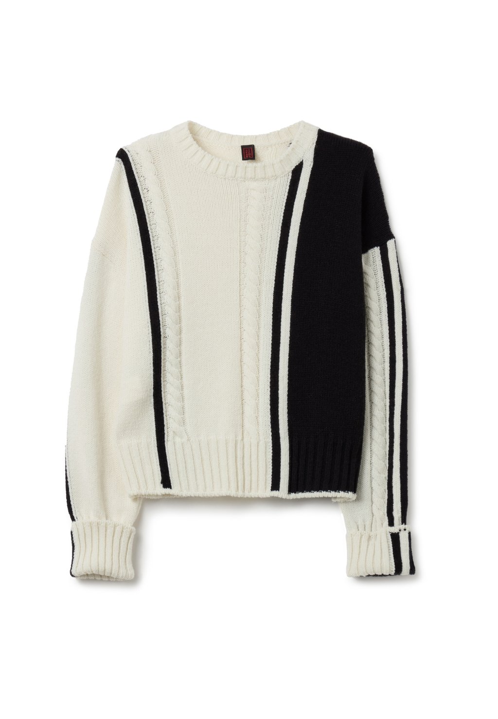 

Джемпер WITH TWO-TONE INTARSIA. Stefanel, белый