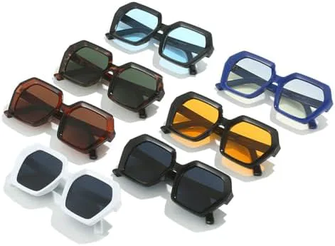 

Солнцезащитные очки ретро, многоугольные квадратные линзы, прозрачные с градиентом "океан", UV400. Бренд: MTZJH. Цвет: оранжевый (оправа), сине-зелено-желтый (линзы)