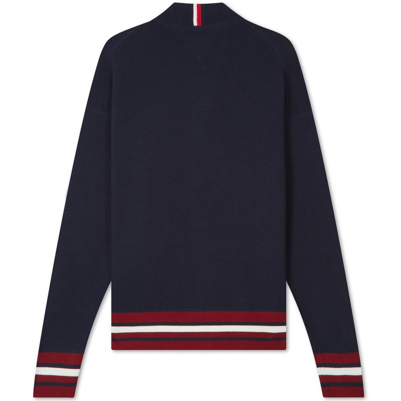 Tommy Hilfiger Кардиган из трикотажной ткани Men's Navy Blue — фото 4