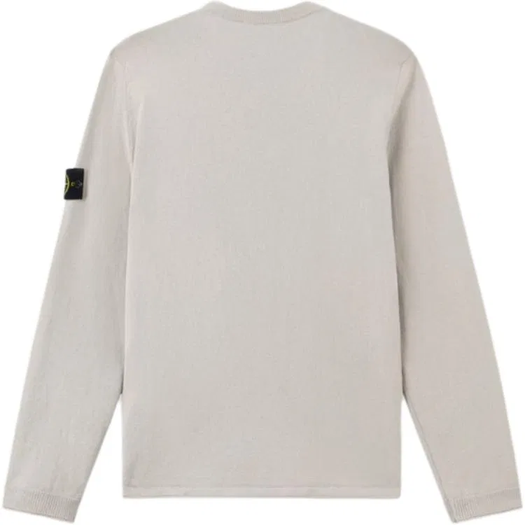 Свитер с нашивкой Compass STONE ISLAND, Pearl Gray — фото 3