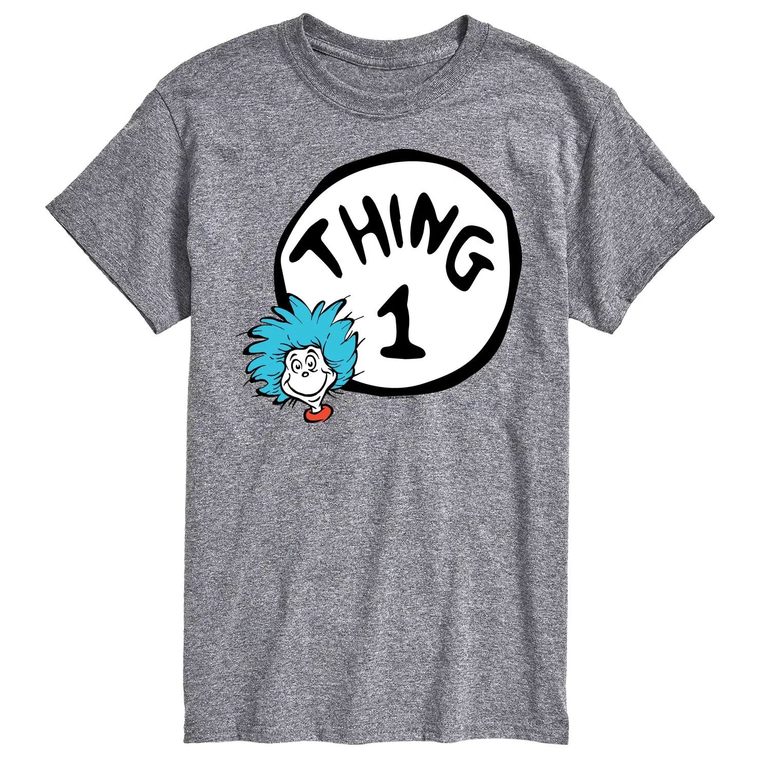 

Футболка Big & Tall Dr Seuss Thing One Licensed Character, серый