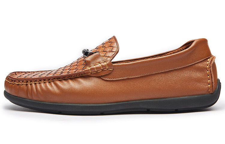 

Туфли Men"s Casual Men Low-Top Brown Kangnai