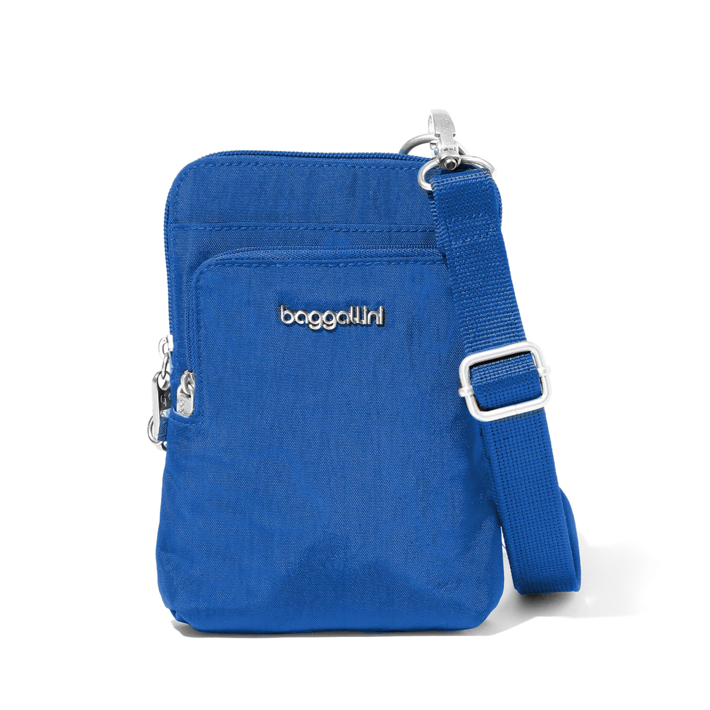 

Baggallini Женская противоугонная сумка Securtex, маленькая, через плечо, цвет lapis