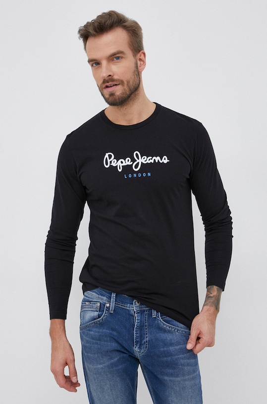 

Хлопковая водолазка Eggo Long Pepe Jeans, черный