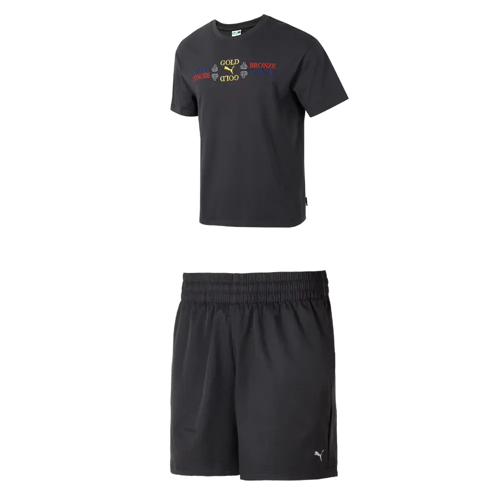 

Повседневная спортивная одежда для мужчин, черный цвет Puma, черный