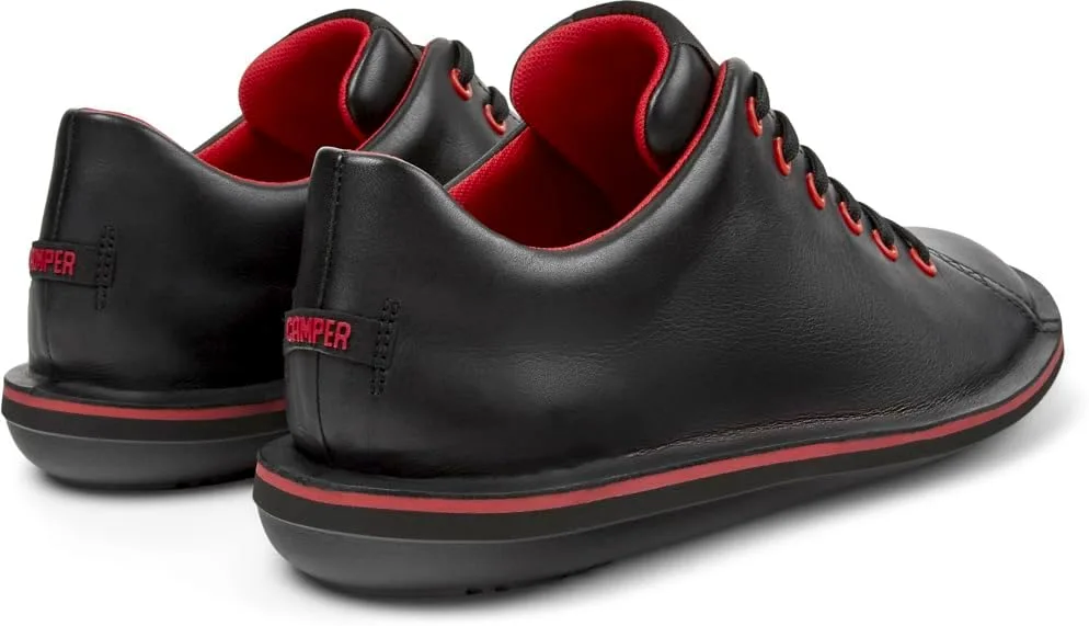 Мужские кроссовки-броги на шнуровке Camper Beetle, черный — фото 2