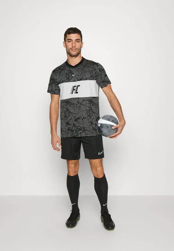Футболка с принтом fc Nike Performance, Iron Grey/White/Black/White — фото 2