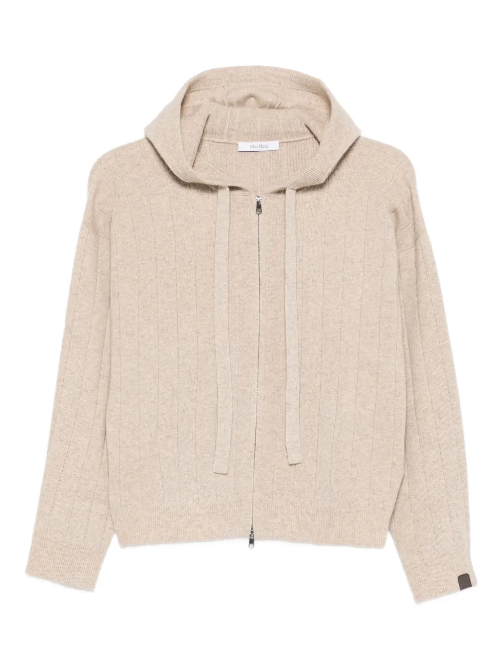 

Худи в рубчик MAX MARA, нейтральный