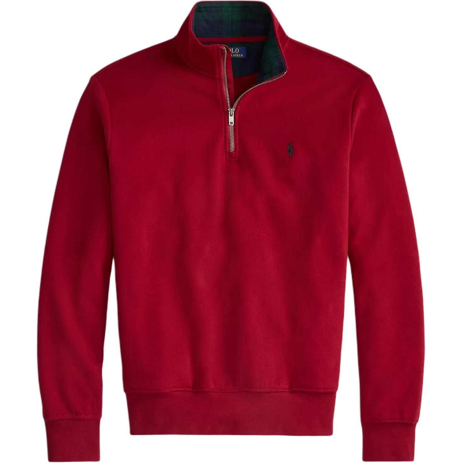 Полузастегивающийся флисовый свитшот Polo Ralph Lauren, красный