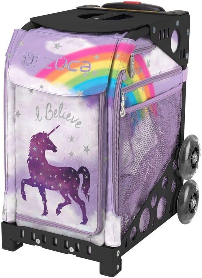 

Сумка-вкладыш ZUCA Unicorn Sport с черной рамой и немигающими колесами, Черный, Сумка-вкладыш ZUCA Unicorn Sport с черной рамой и немигающими колесами