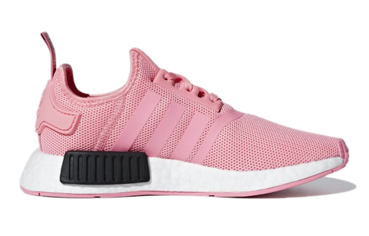 NMD_R1 Детские кроссовки GS Low-top розовые/черные Adidas Originals — фото 2