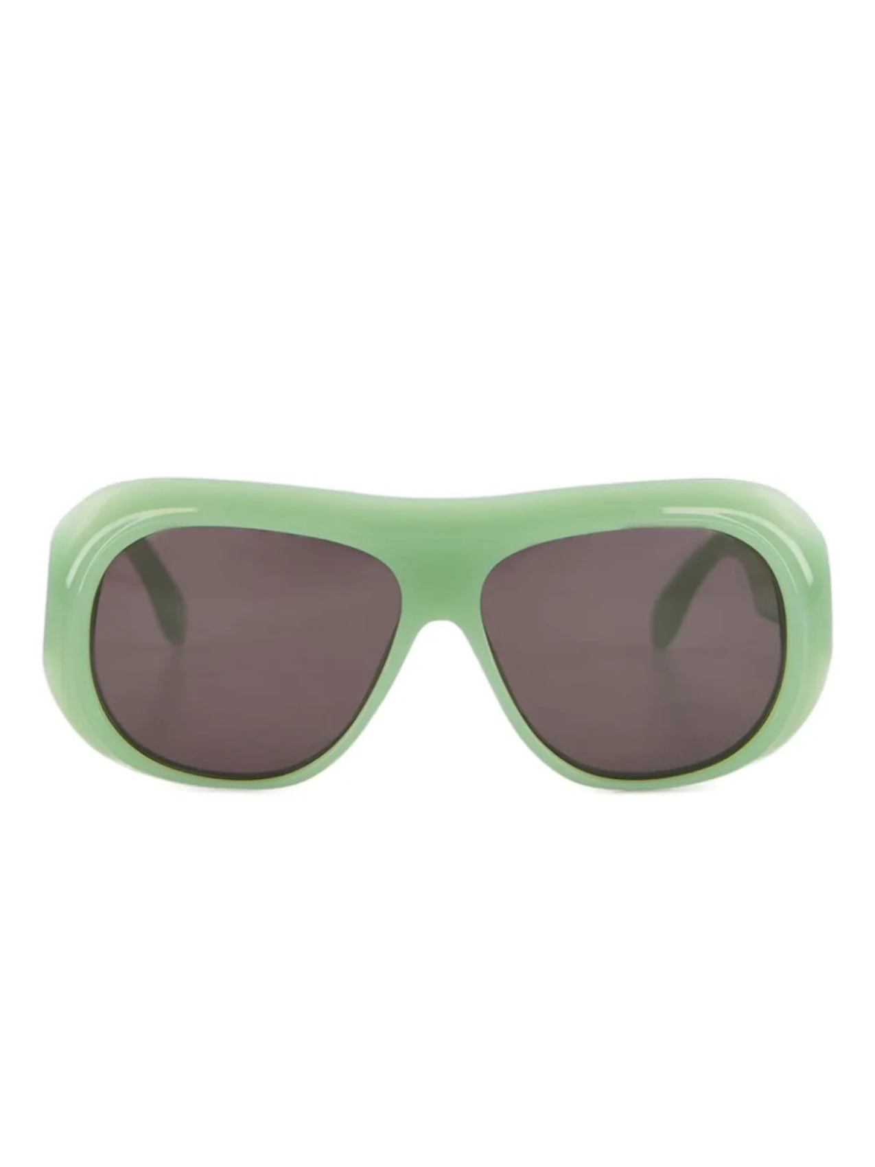 

Palm Angels Eyewear солнцезащитные очки в массивной оправе, зеленый