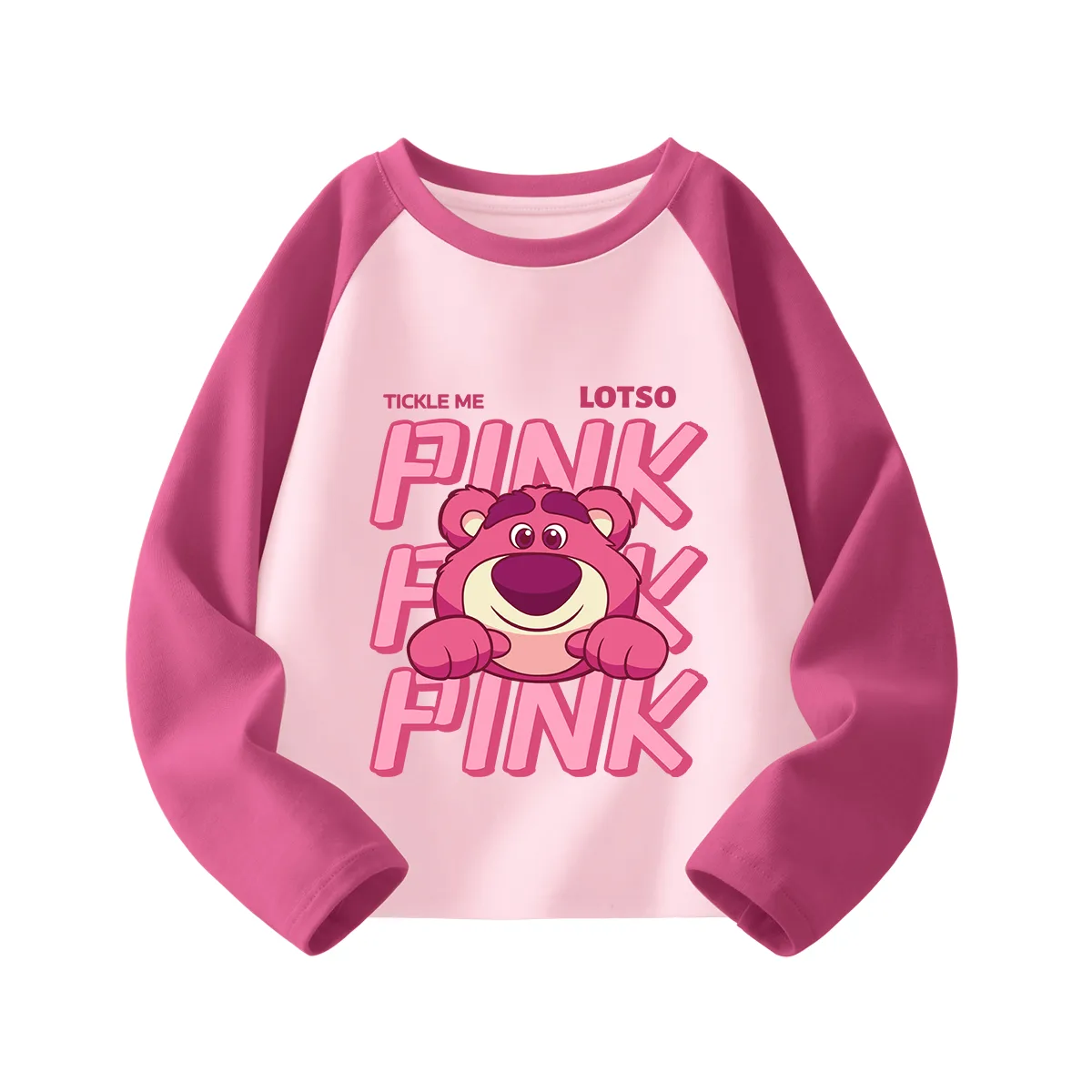 Детская футболка с круглым вырезом Disney, Dichromatic Bear Fuchsia — фото 3
