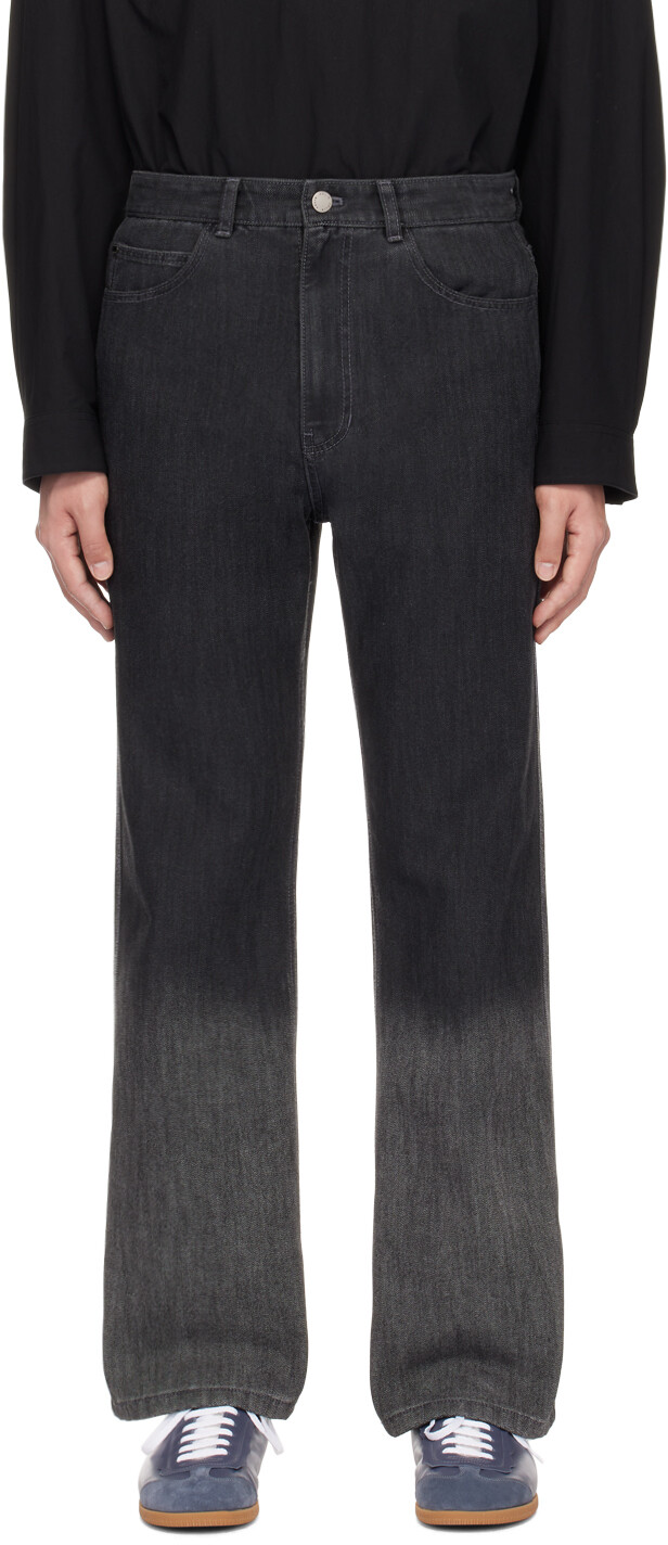 

Черные джинсы с градацией Solid Homme